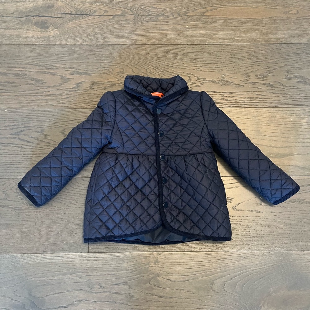 Joe fresh navy waffle spring jacket sz 3 NWT